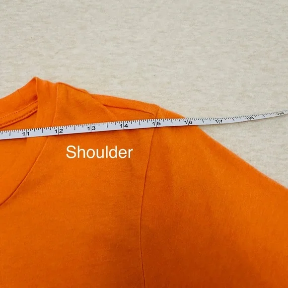 MICHAEL Michael Kors Women’s Orange Cotton Short Sleeves Maxi Dress Size L - Picture 8 of 13